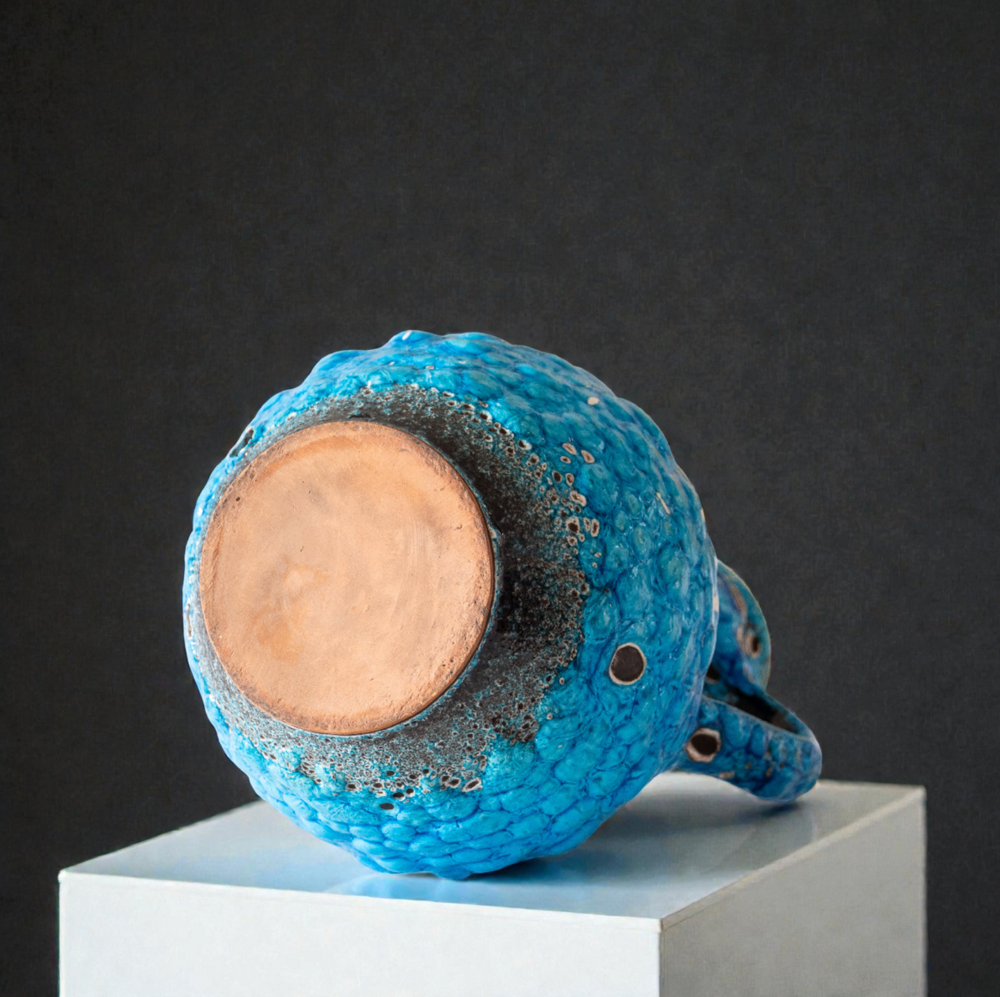 Grand vase "Charles Cart" en émaux des glaciers - Annecy-le-Vieux