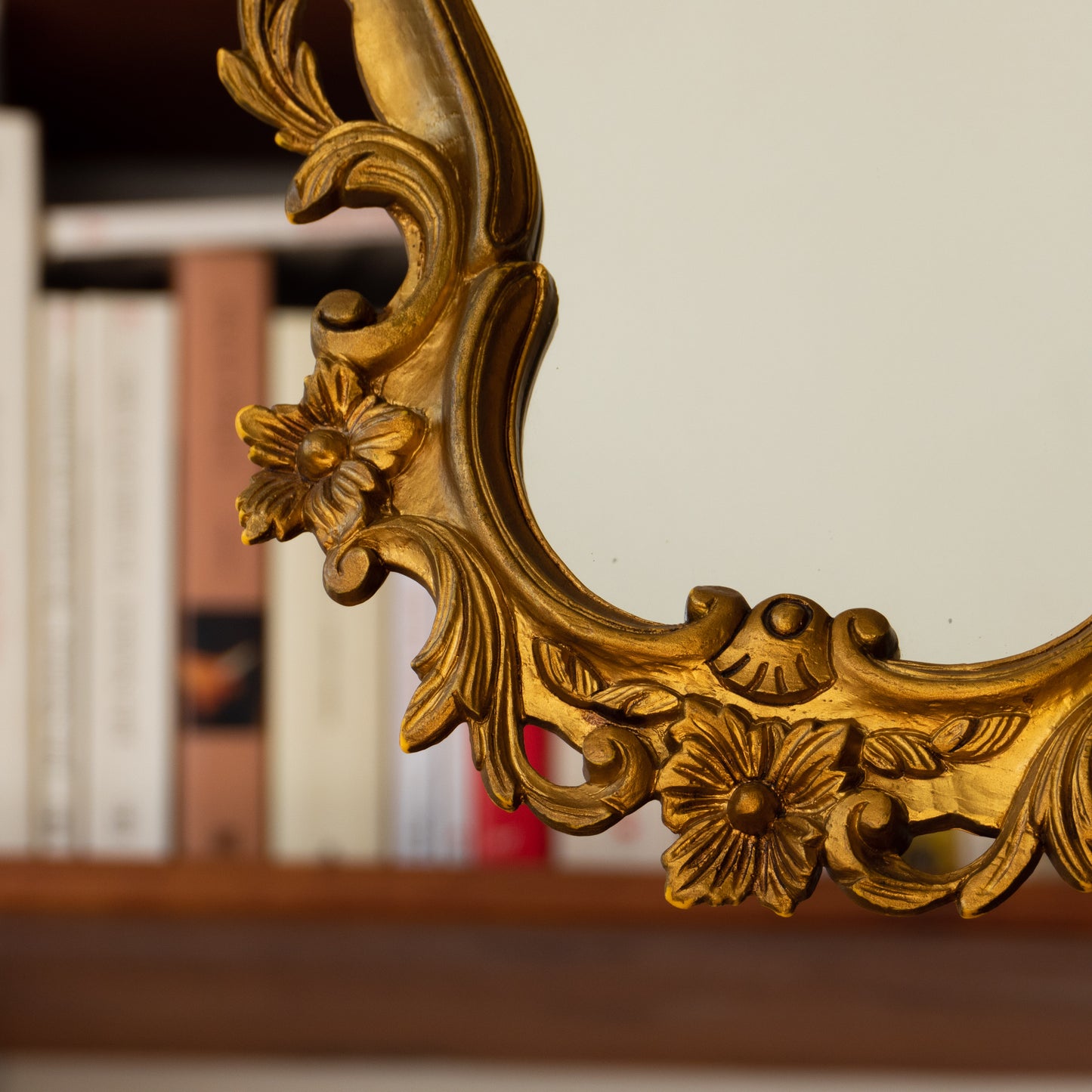 Miroir vintage doré Louis XV