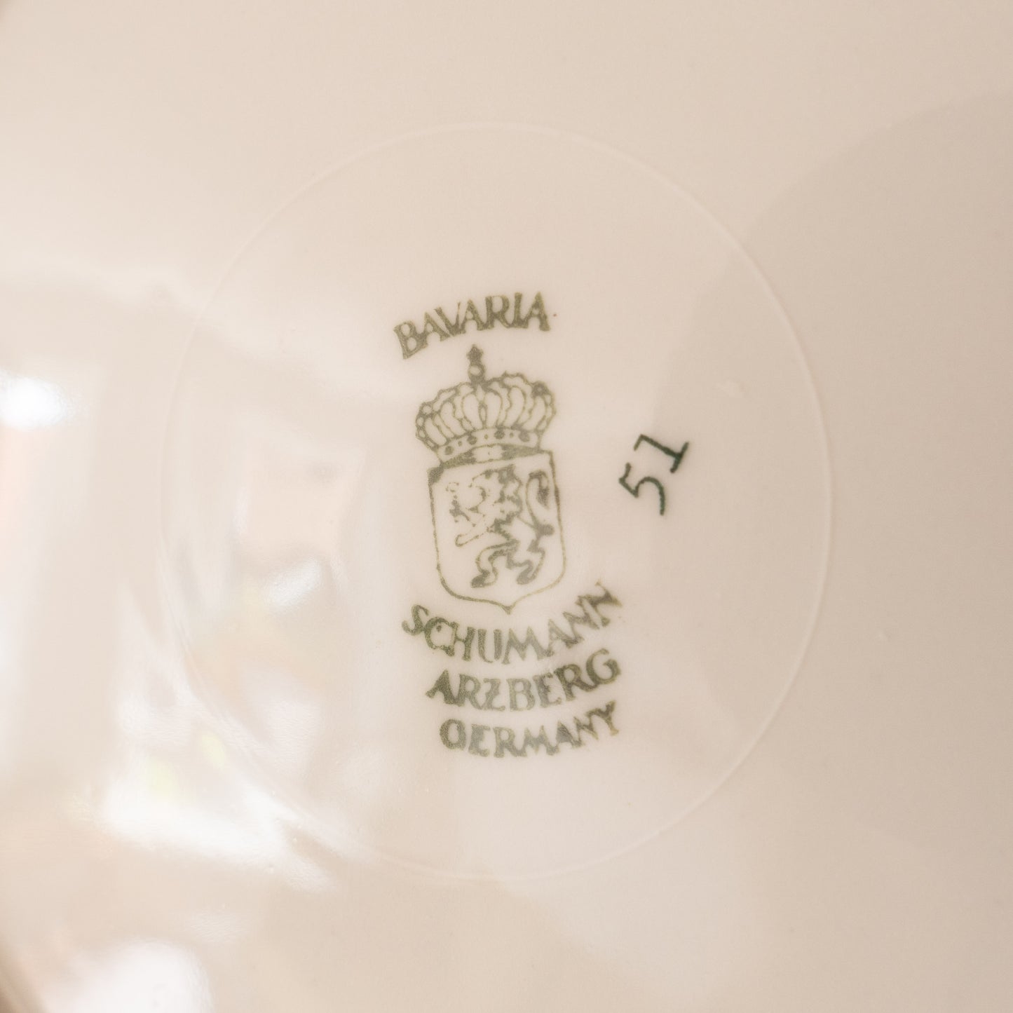 6 assiettes en porcelaine de Bavière fleuries - Schumann Arzberg