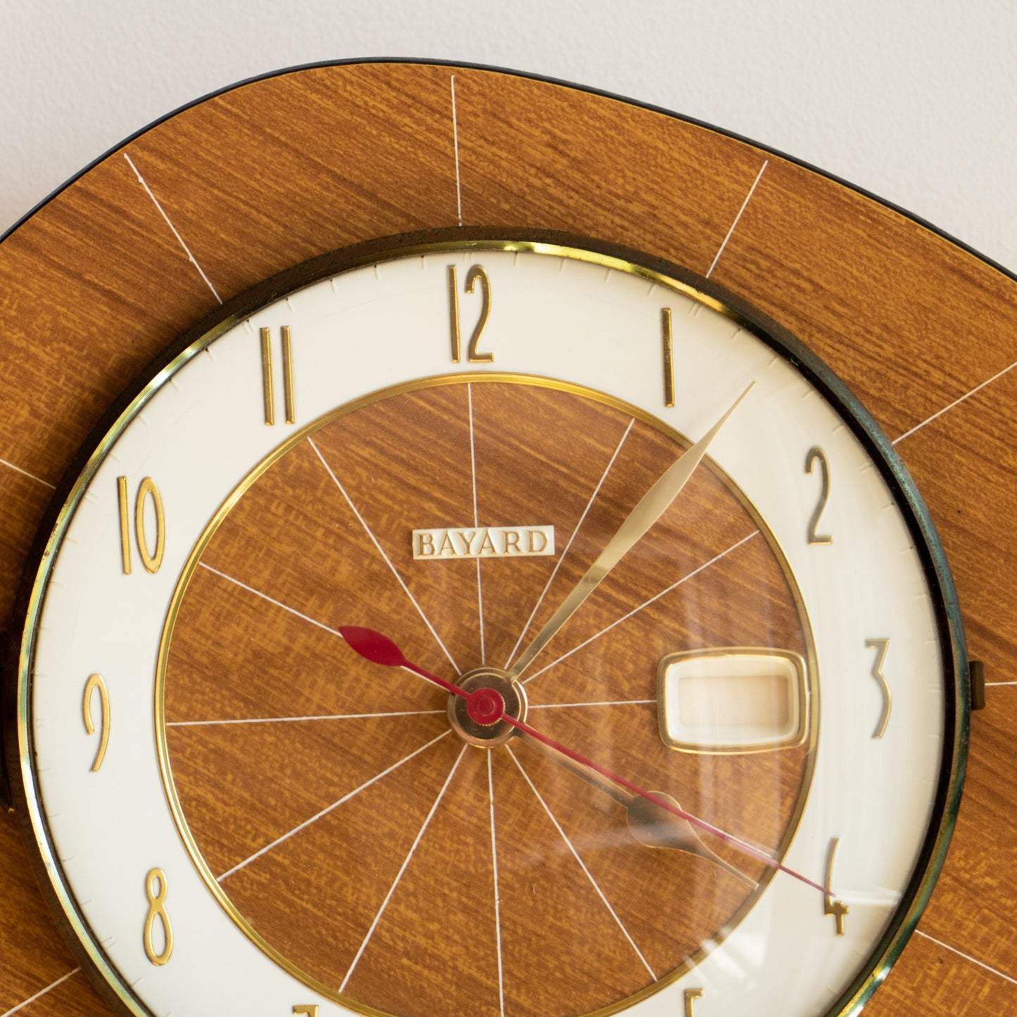 Horloge Bayard en formica 1970