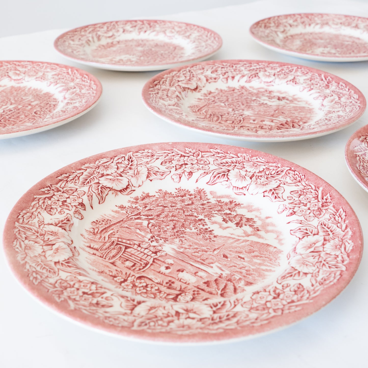 6 assiettes à dessert EIT England