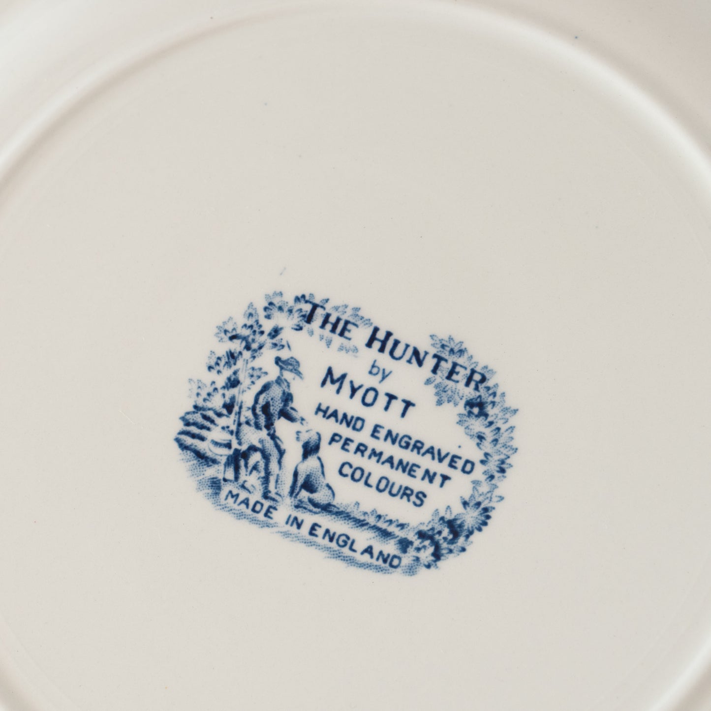 6 assiettes Myott England "The Hunter"