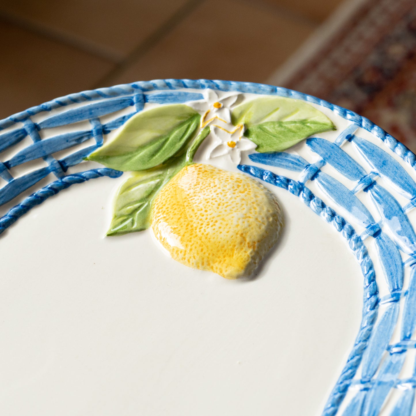 Plat à cake barbotine citron