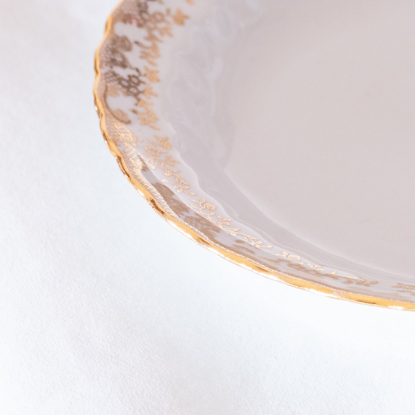 6 assiettes creuses en porcelaine Vitriam
