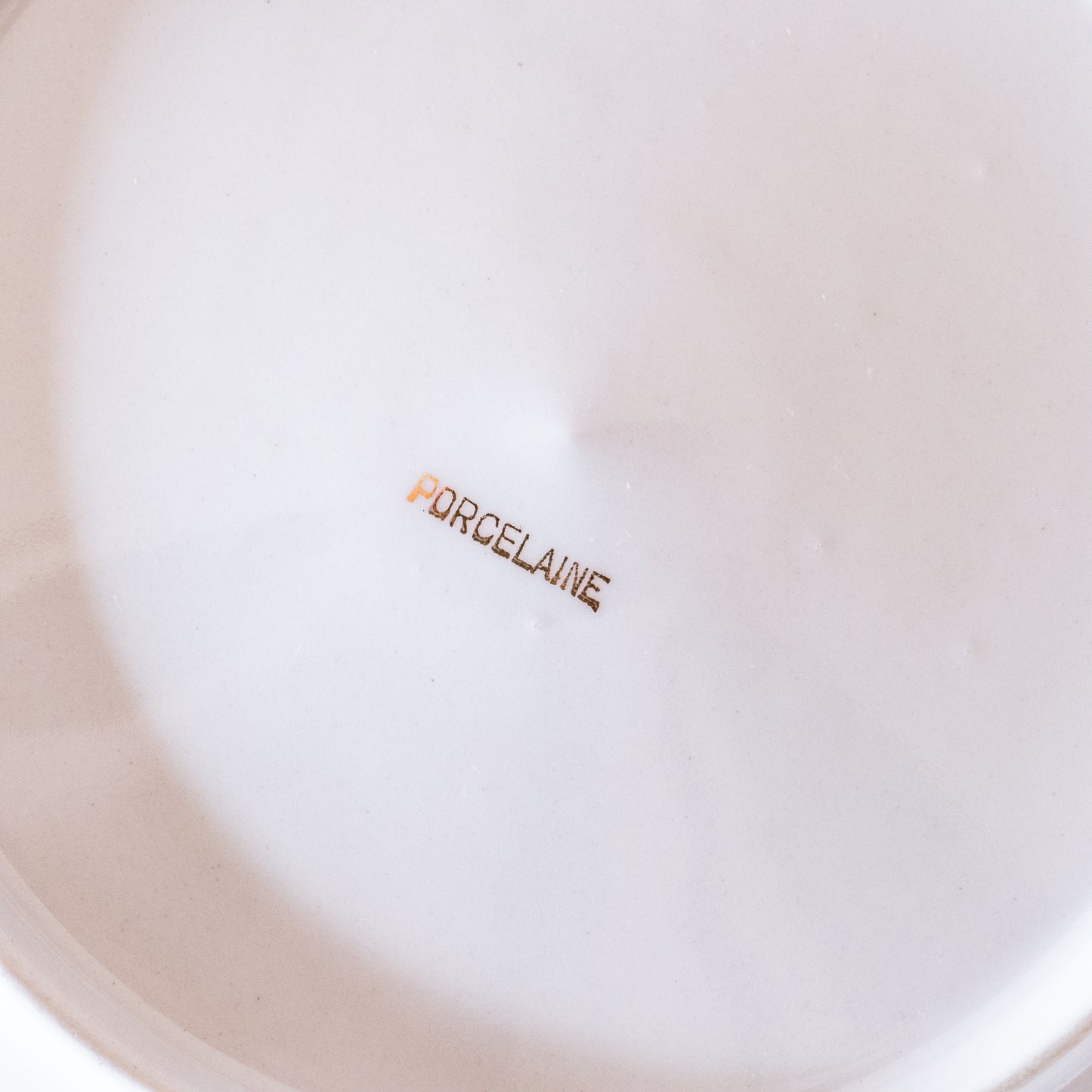 6 assiettes creuses en porcelaine Vitriam