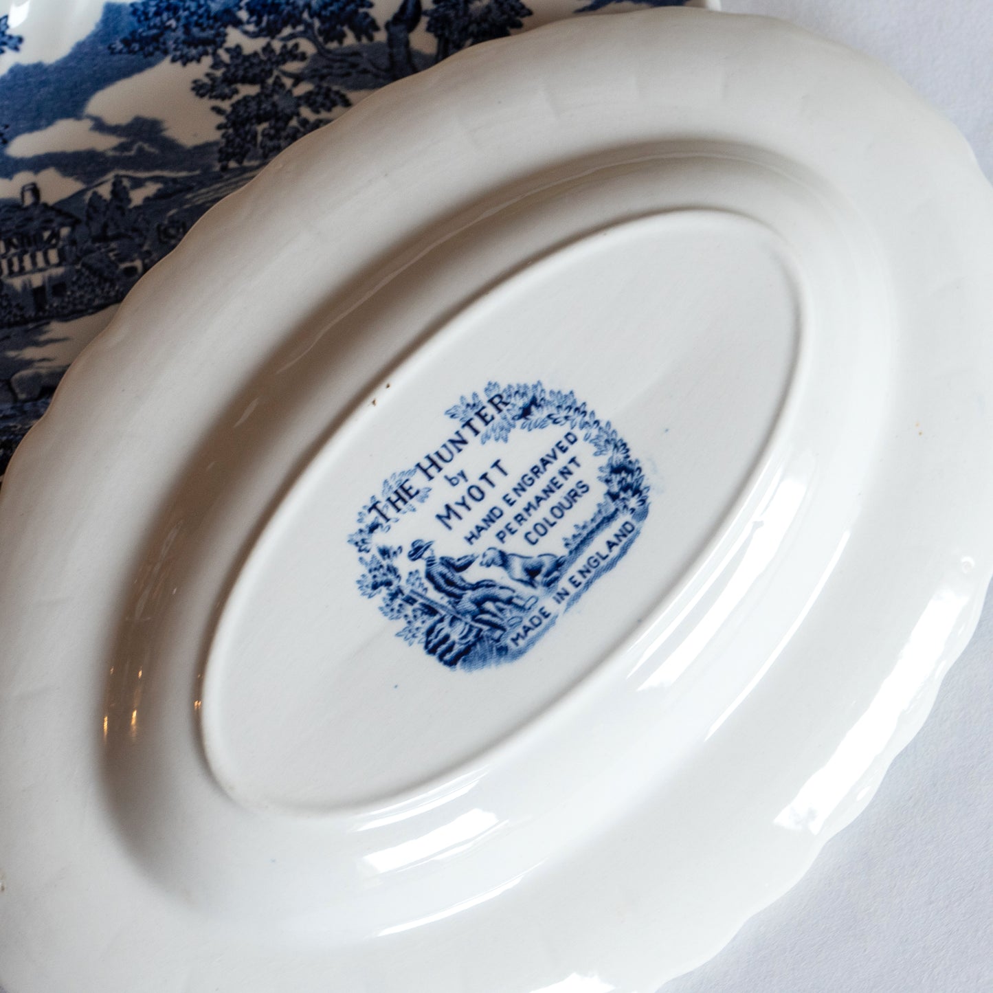 Duo de ravier Myott England "The Hunter"