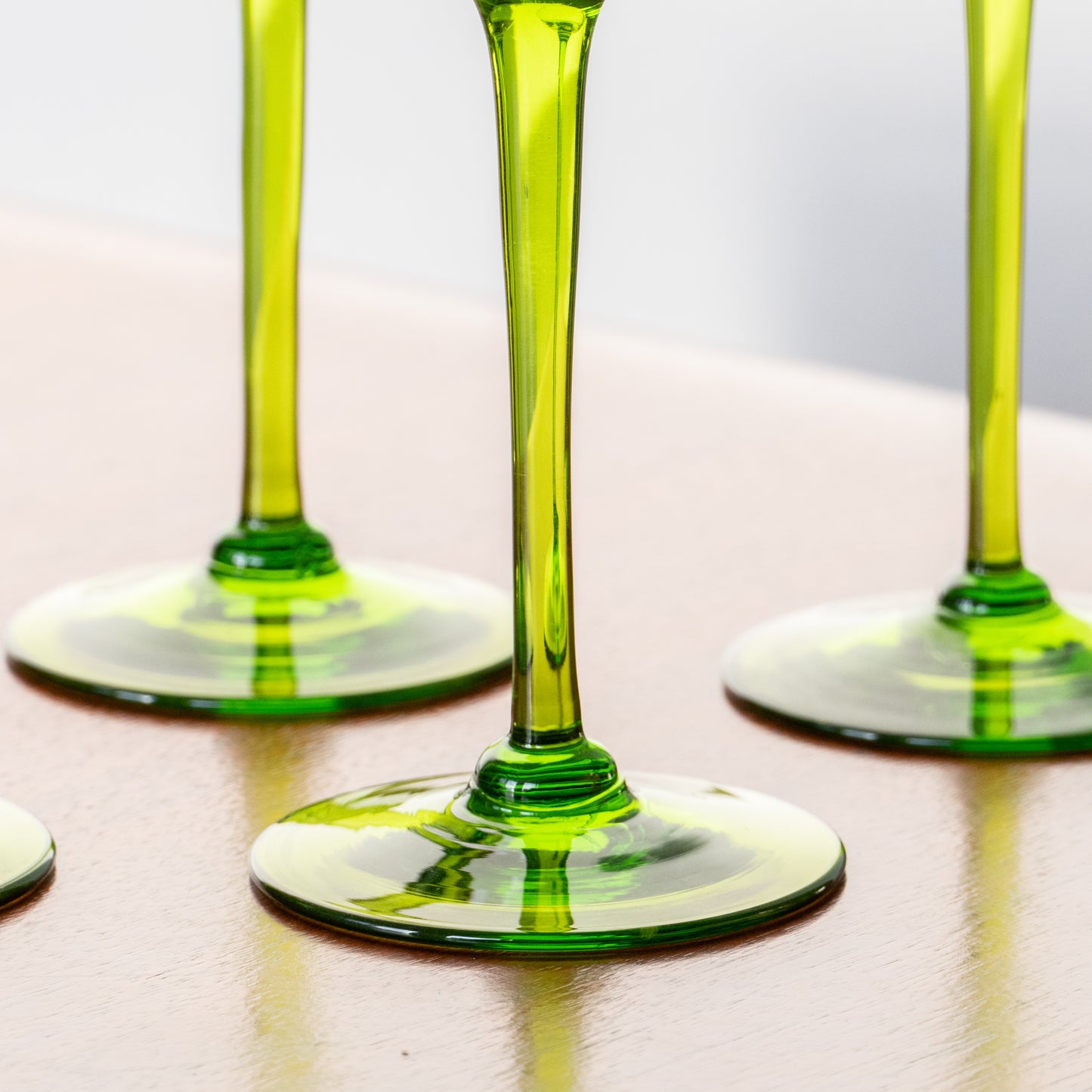 5 verres à vin blanc d'Alsace