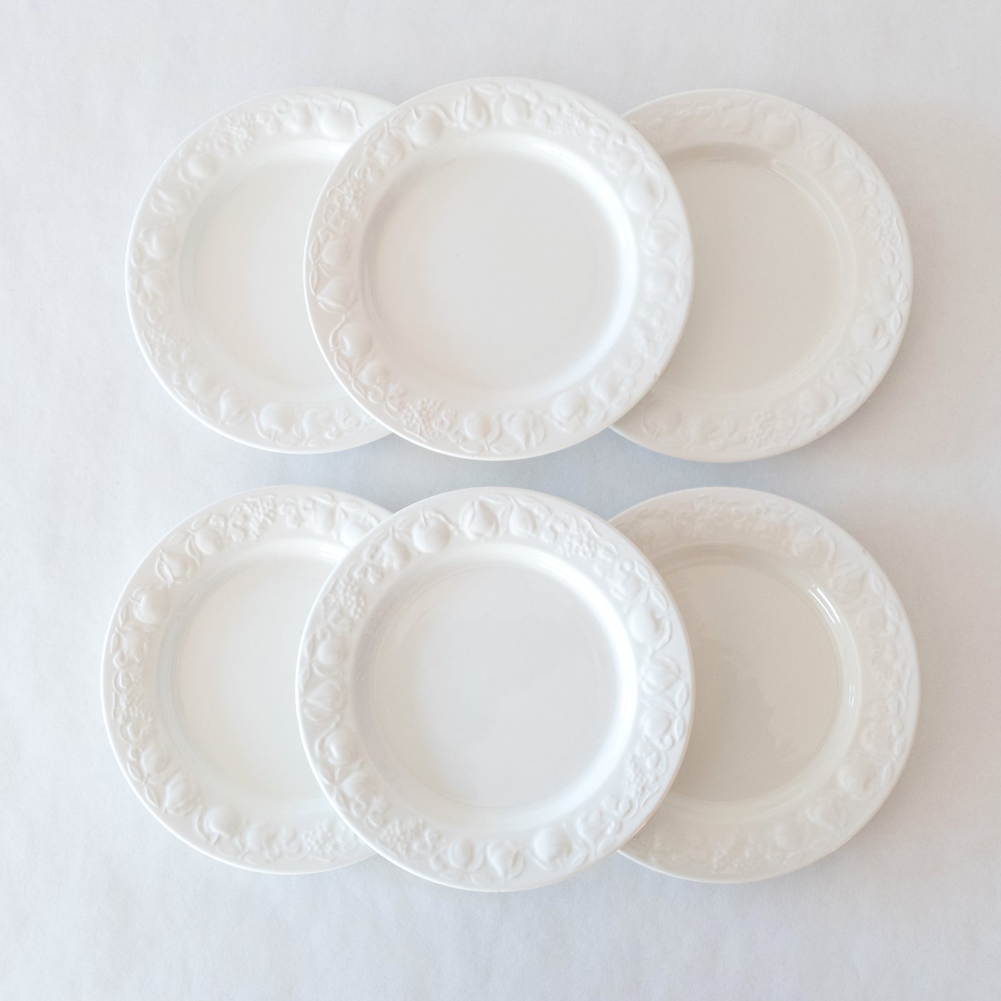 6 assiettes plates Quadrifoglio Franco Giorgi