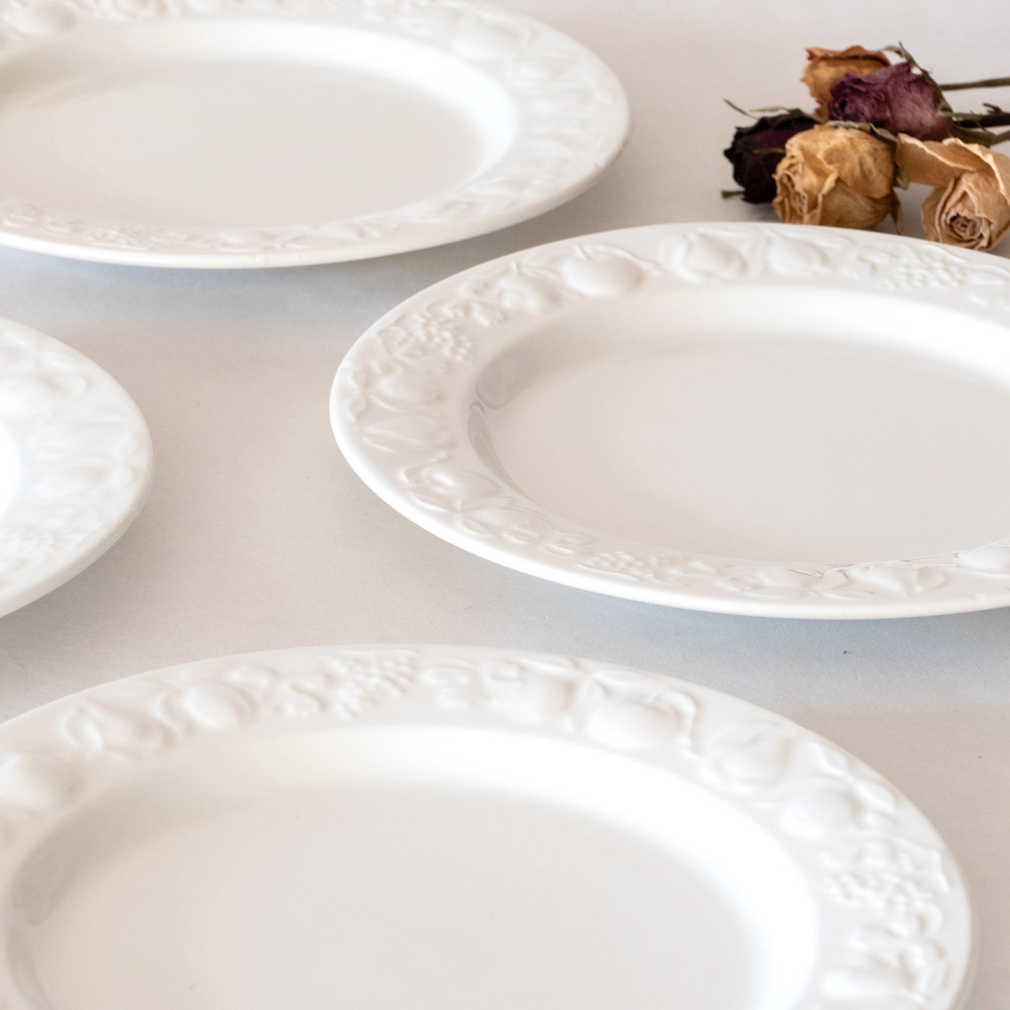 6 assiettes plates Quadrifoglio Franco Giorgi