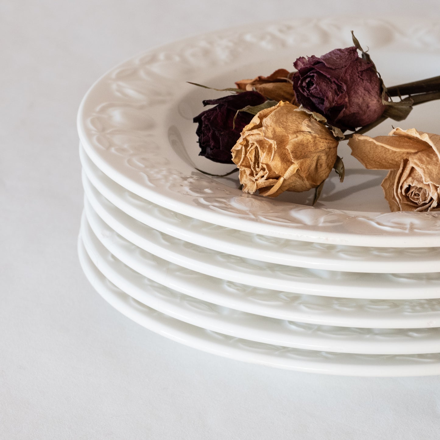 6 assiettes plates Quadrifoglio Franco Giorgi