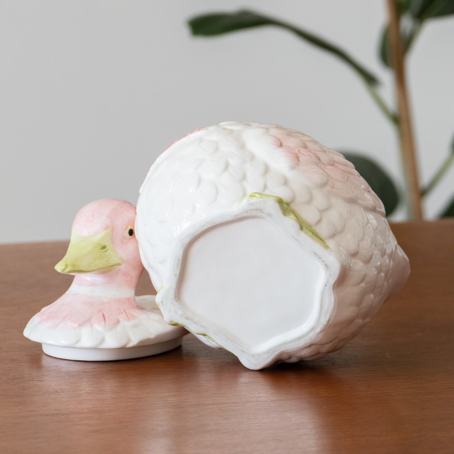 Poubelle de table barbotine canard