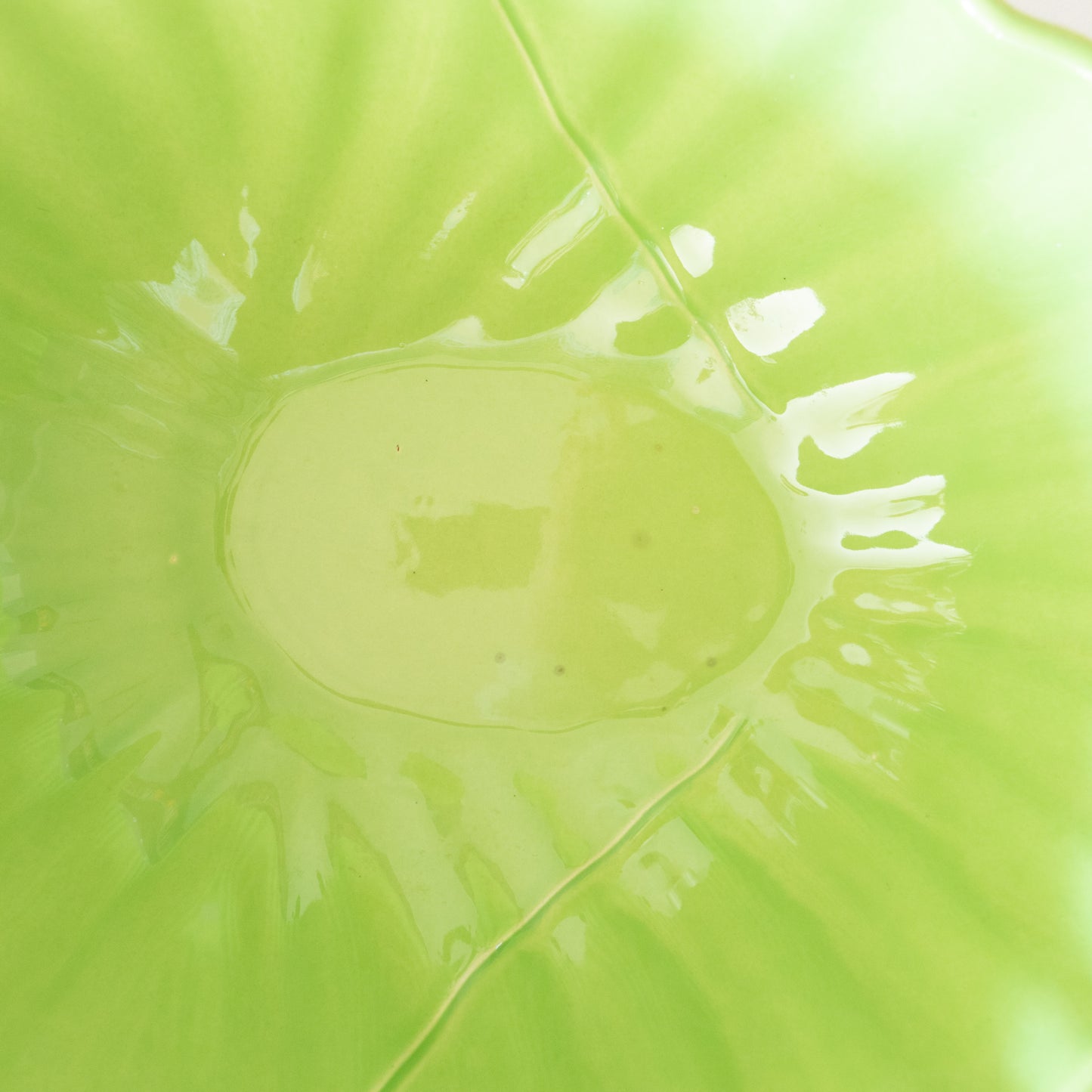 Grand saladier breton signé BCI - forme de laitue