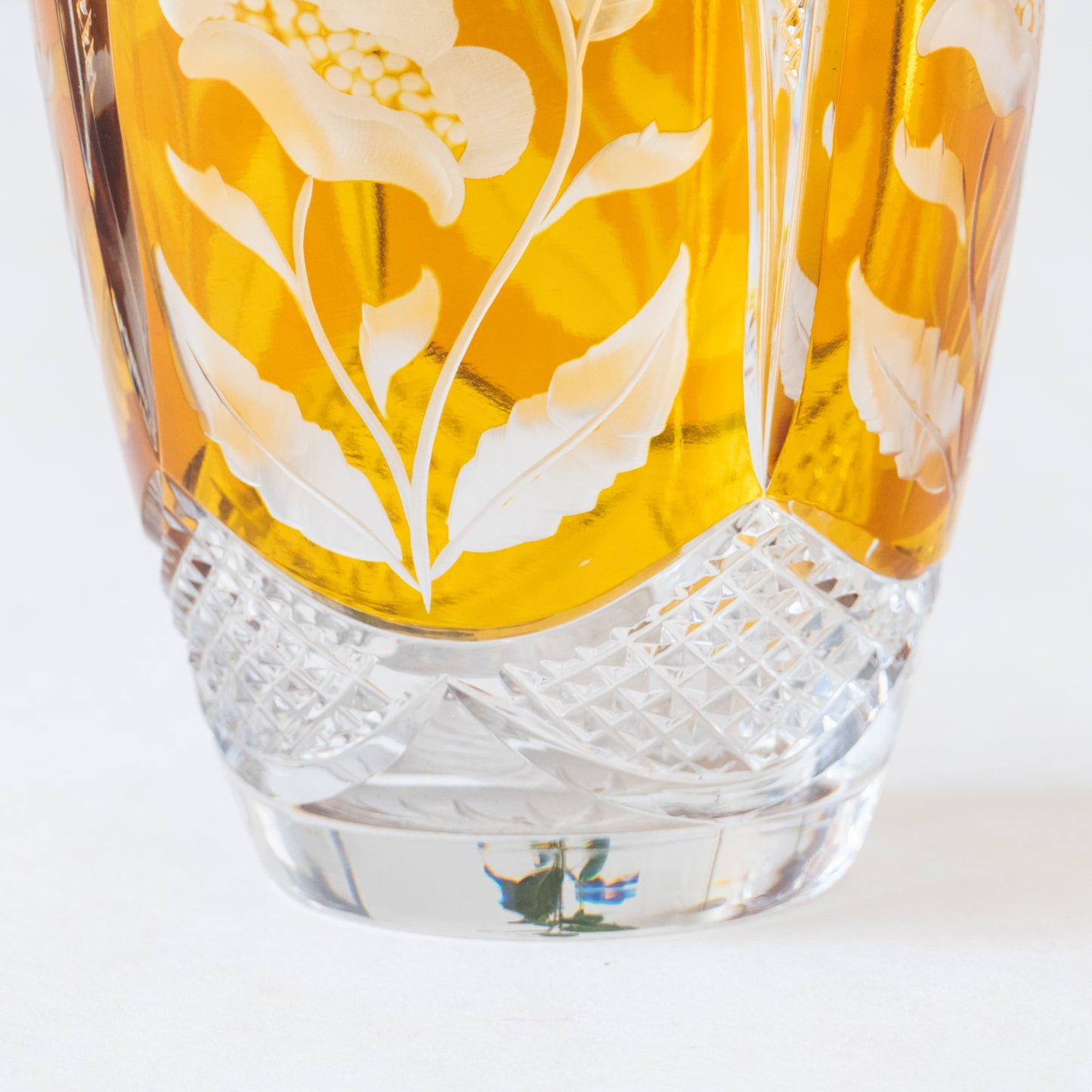 Grand vase en cristal Julia Glassworks - 1950