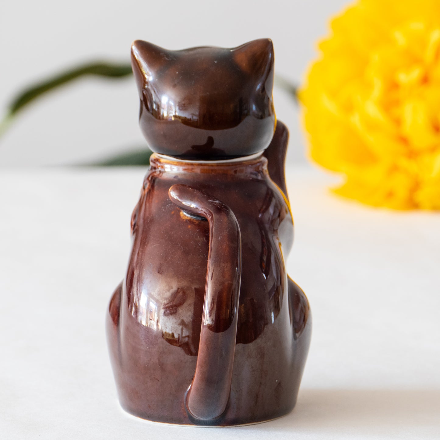 Théière en céramique forme de chat