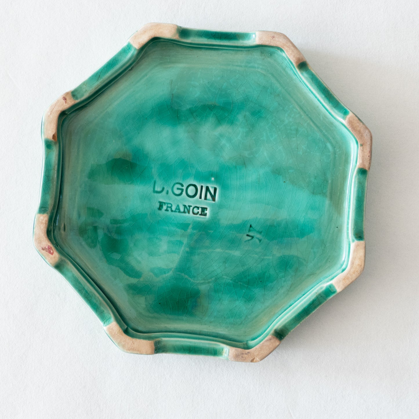 Dessous de plat et de bouteille en barbotine - Sarregumines