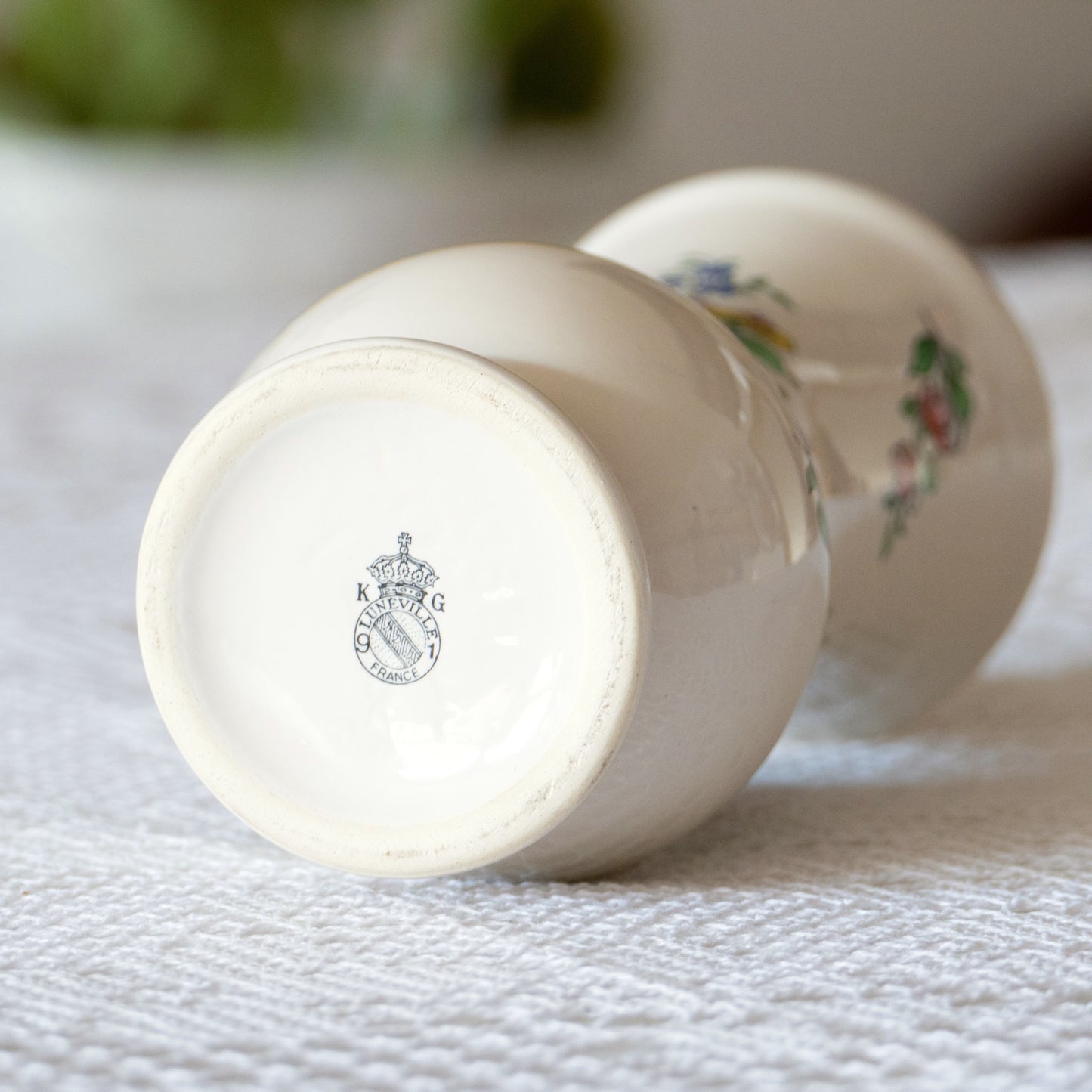 Petit vase KG Lunéville "Réverbère"