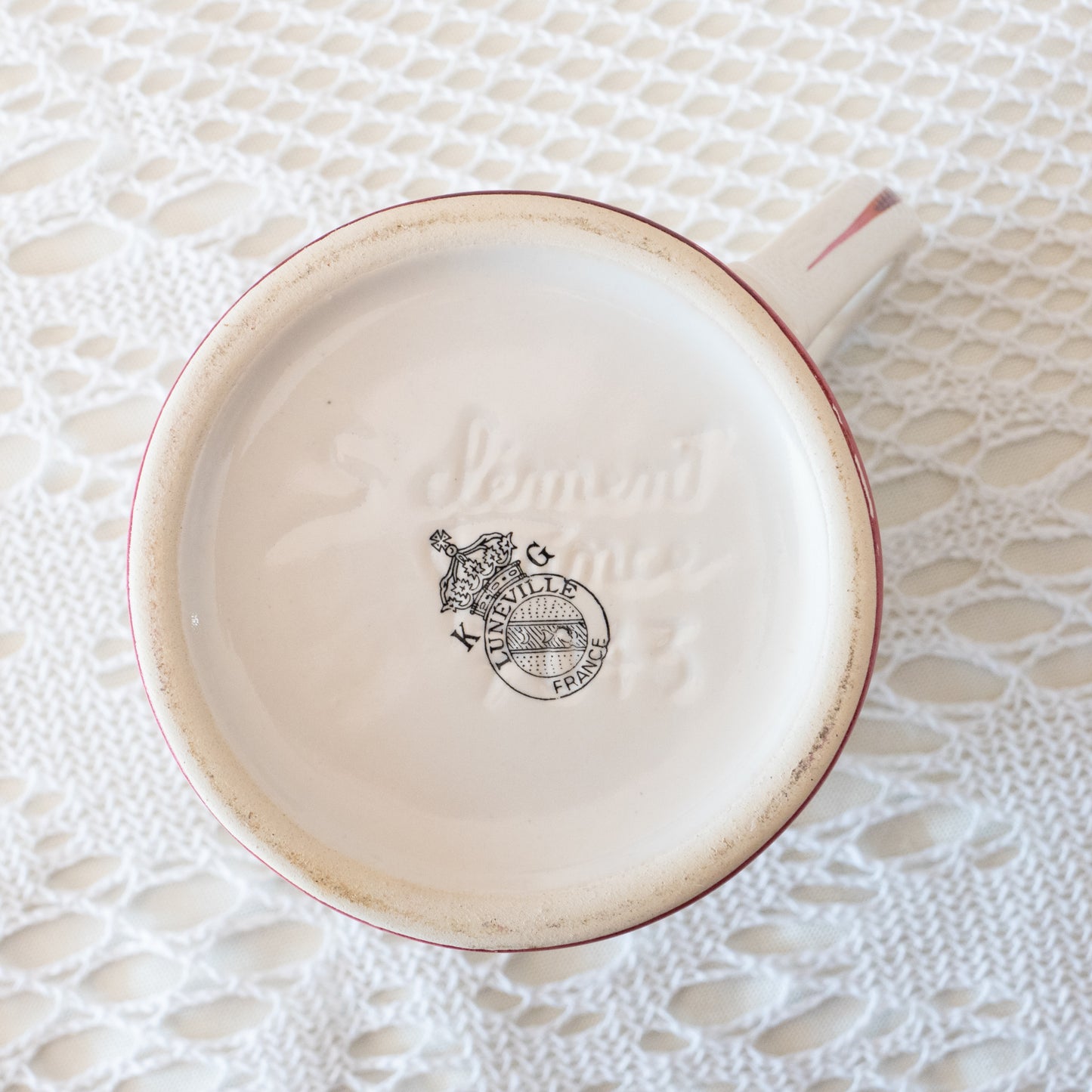 Ensemble à petit déjeuner St Clément KG Lunéville Réverbère