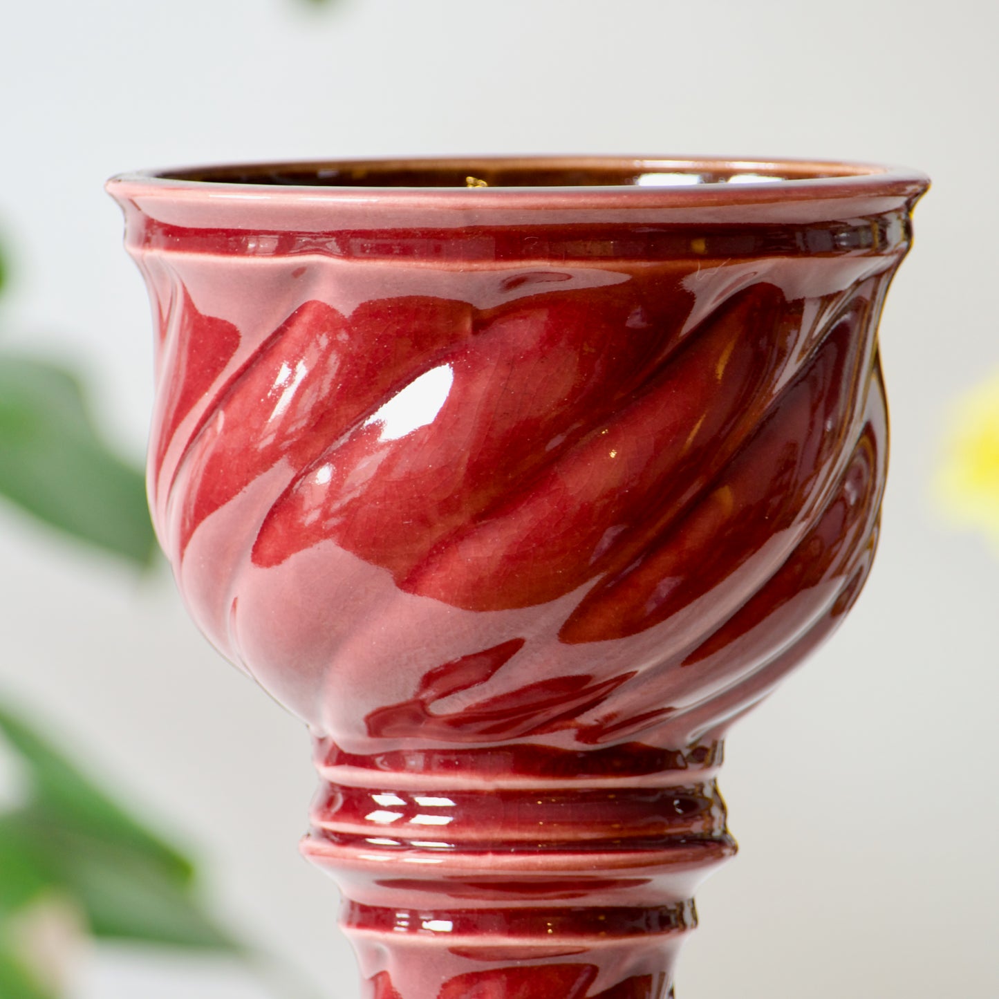Vase / Cache pot colonne Uebelacker Keramik - West Germany