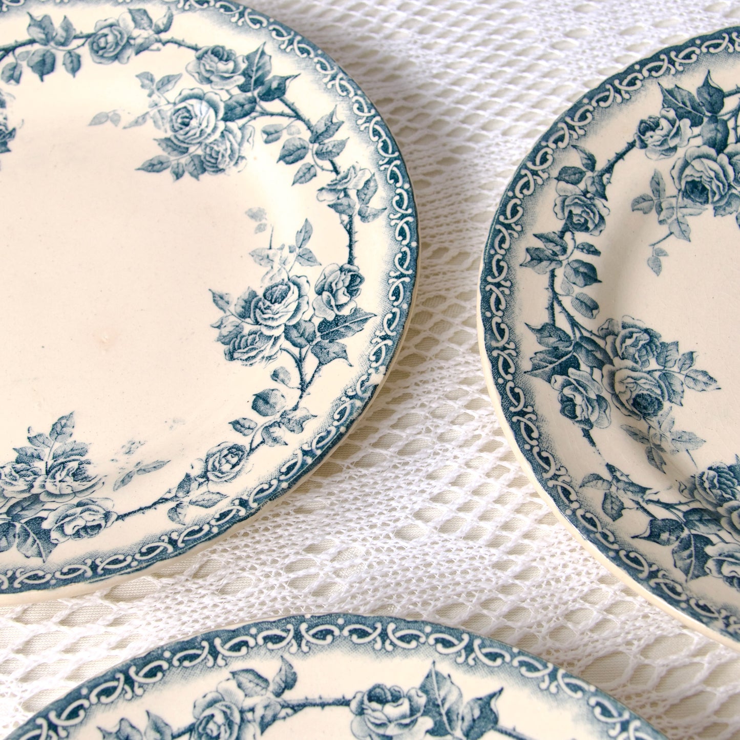 5 assiettes terre de fer Boulenger Choisy-le-Roi