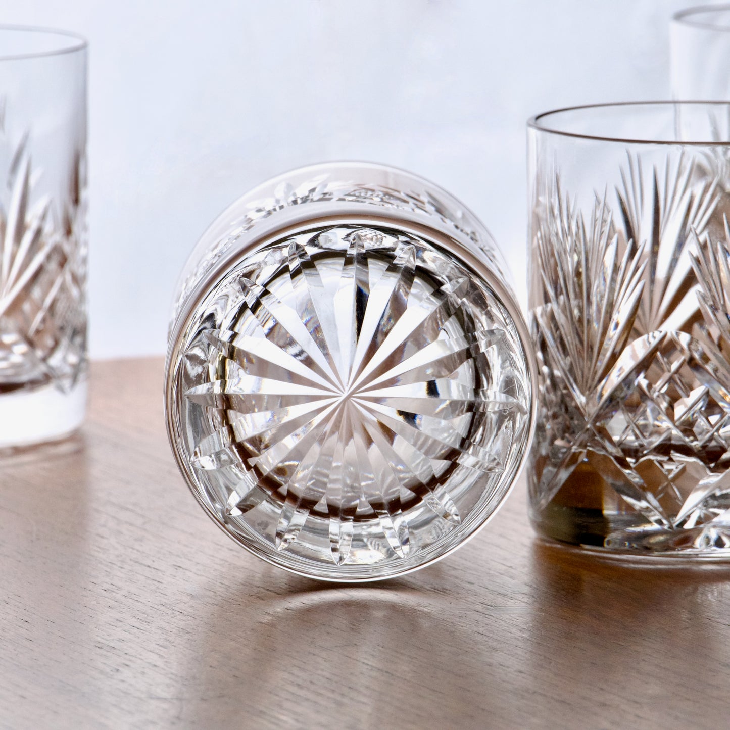 6 verres à whisky en cristal