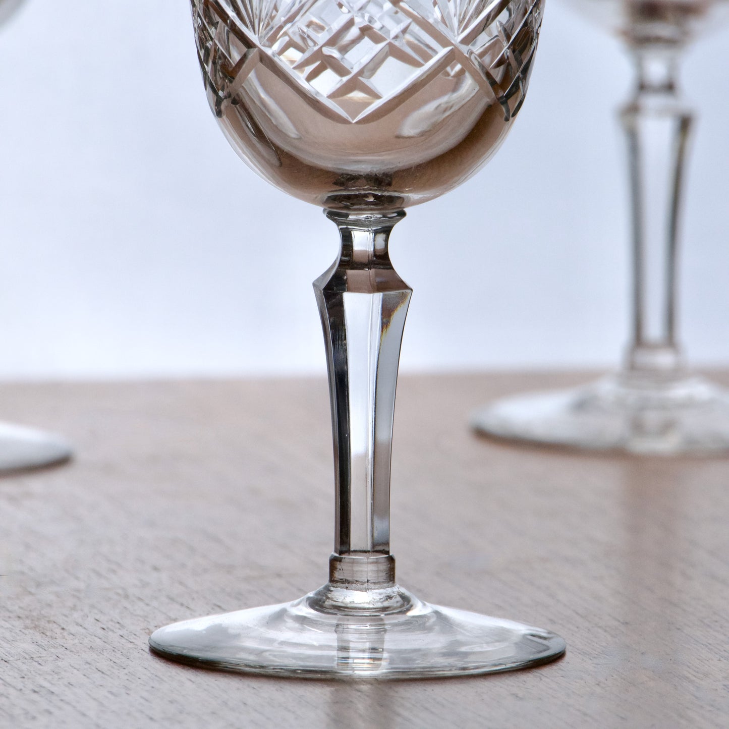 6 verres de Bayel soufflés bouche