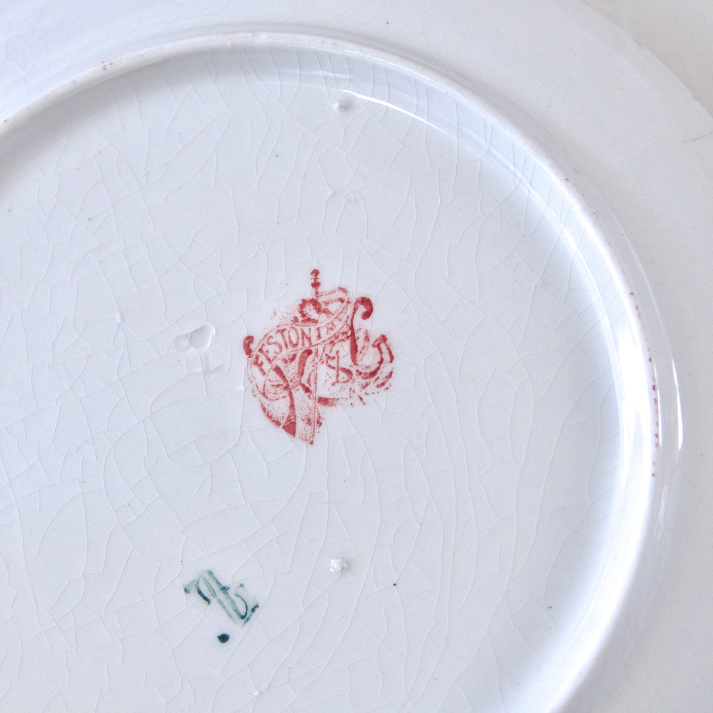 Service à café XIXe KG Lunéville "Feston" - terre de fer