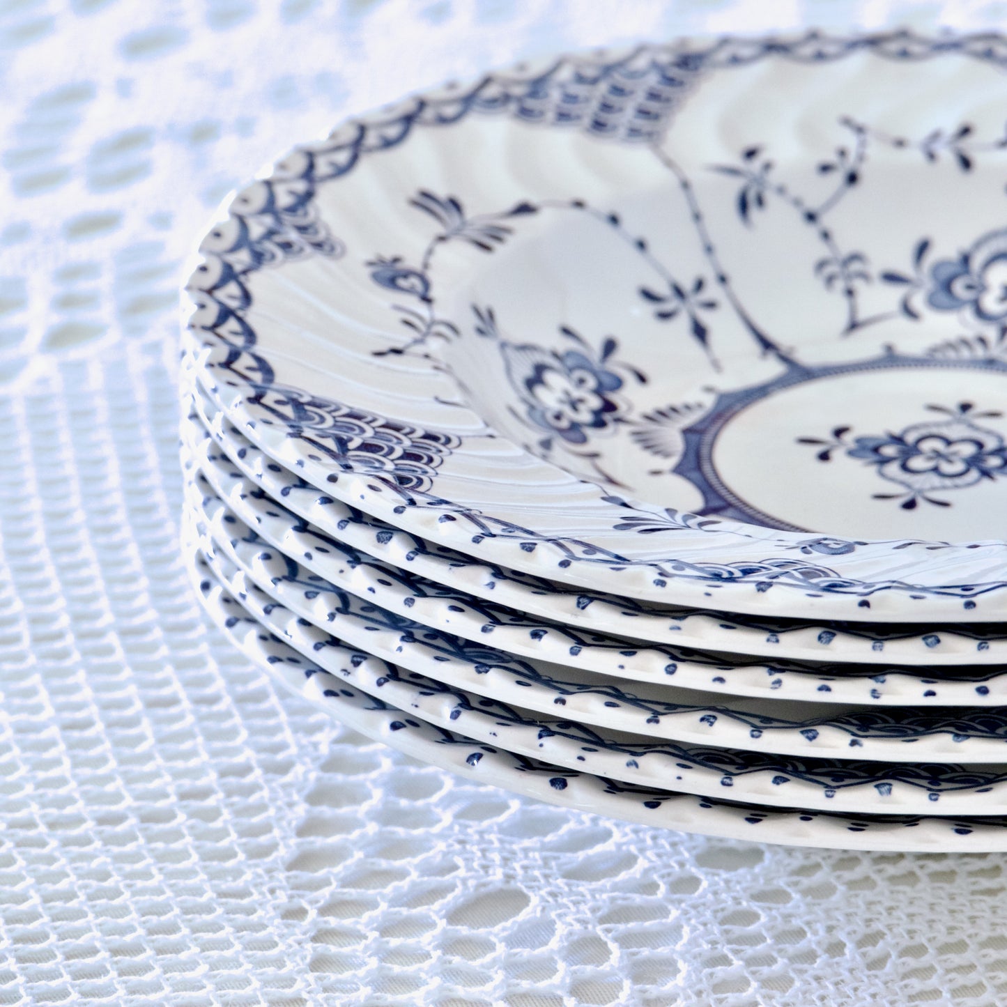 Assiettes creuses H. Aynsley & Co "Copenhagen"