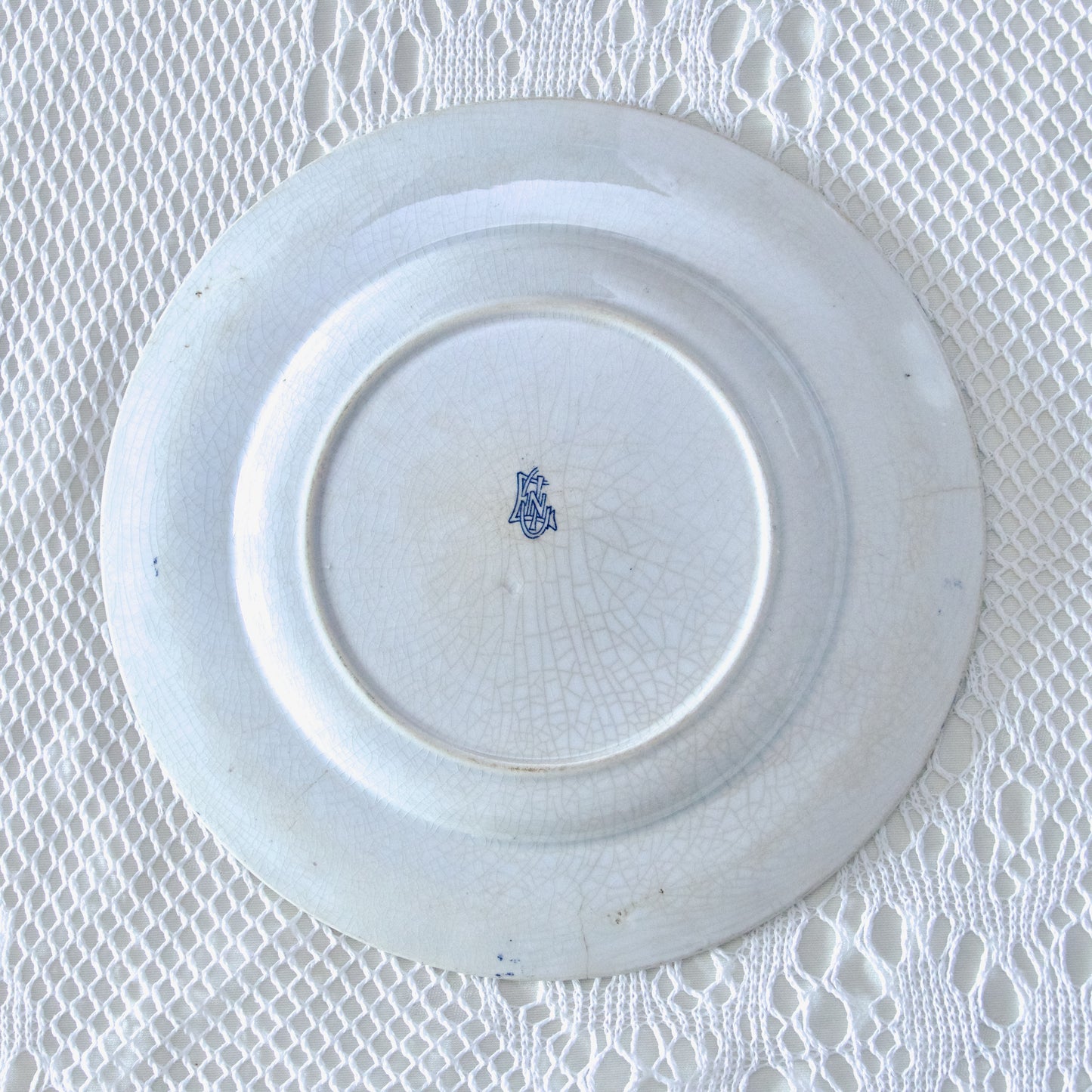 6 grandes assiettes anciennes Gien collection aux oiseaux