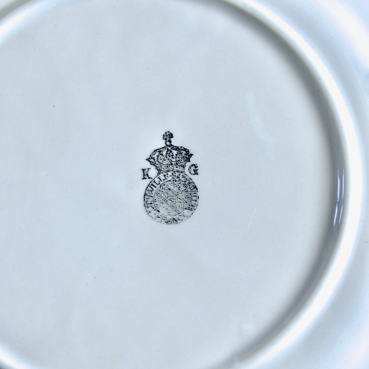 Assiettes de 1922 KG Lunéville & Badonviller en barbotine fruits