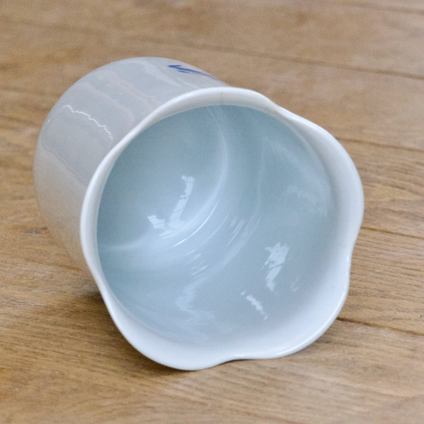 Vase en porcelaine Royal Limoges oiseau bleu