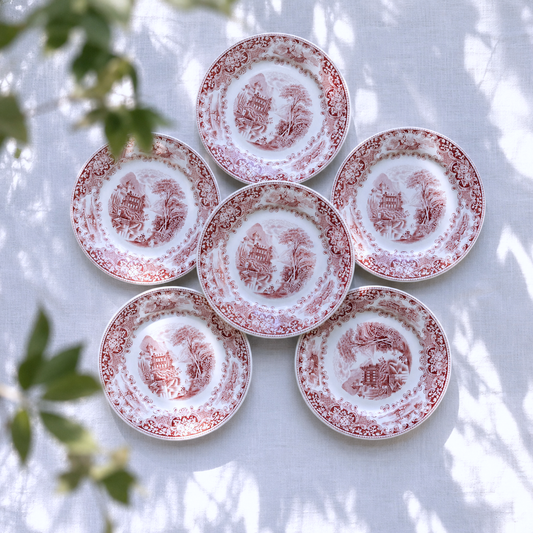 Assiettes hollandaises signées Maastricht collection "Old England"