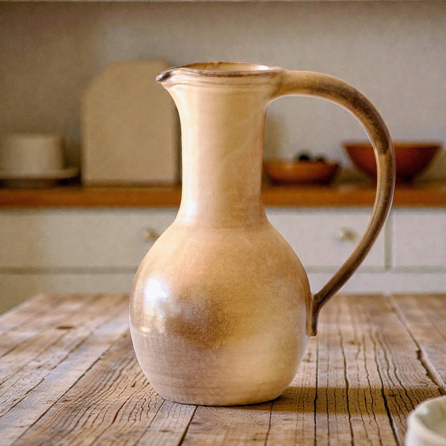 Grande carafe artisanale en grès