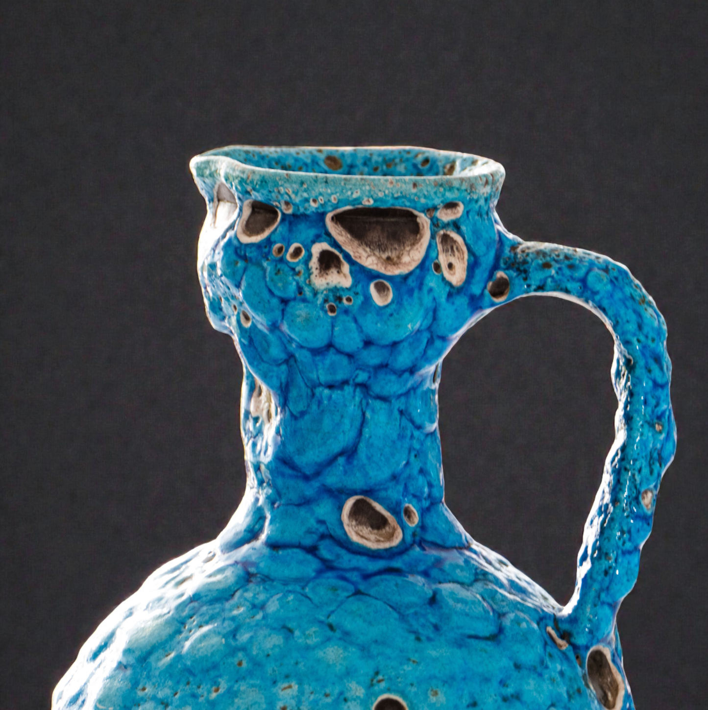 Grand vase "Charles Cart" en émaux des glaciers - Annecy-le-Vieux