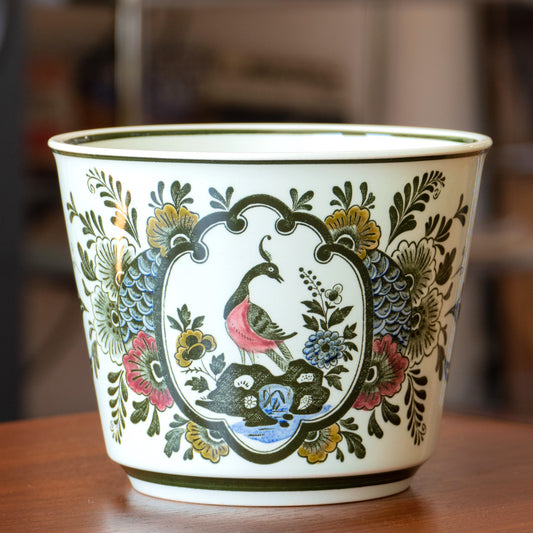 Cache-pot Villeroy & Boch "Paon" 1960