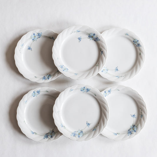 6 assiettes en porcelaine de Bavière Winterling