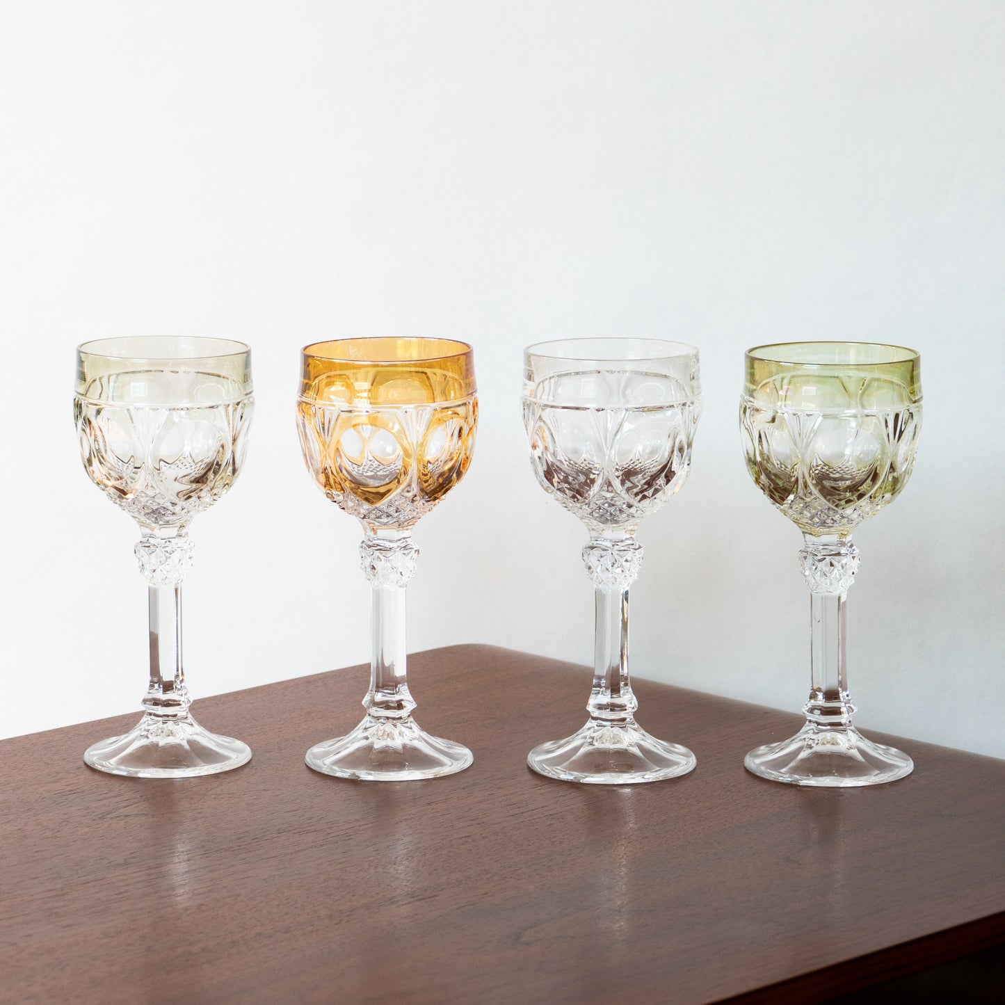 4 grands verres en cristal Napoléon Nachtmann