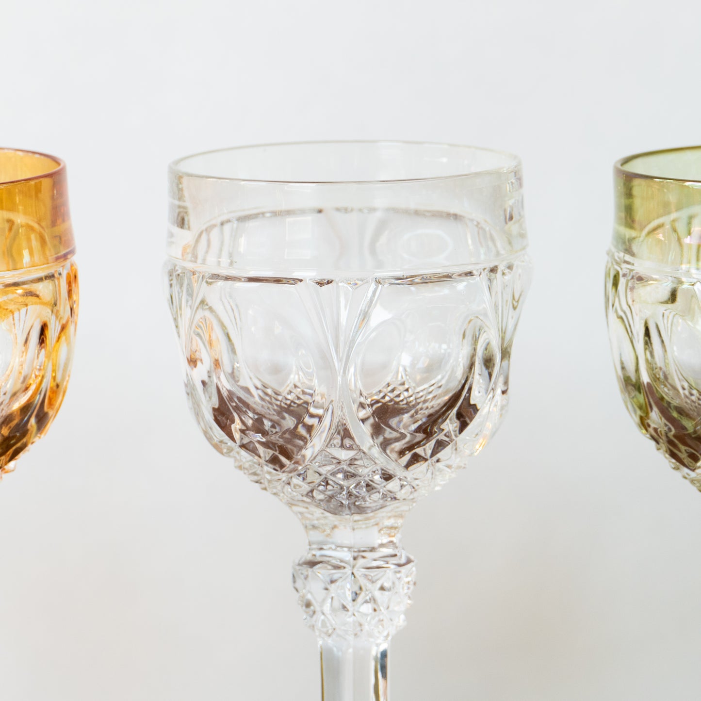 4 grands verres en cristal Napoléon Nachtmann