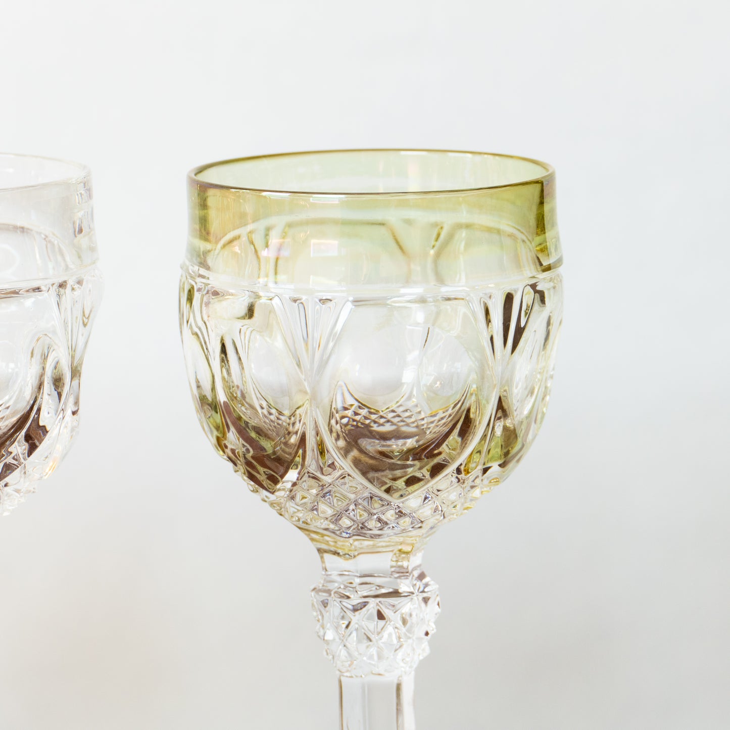 4 grands verres en cristal Napoléon Nachtmann