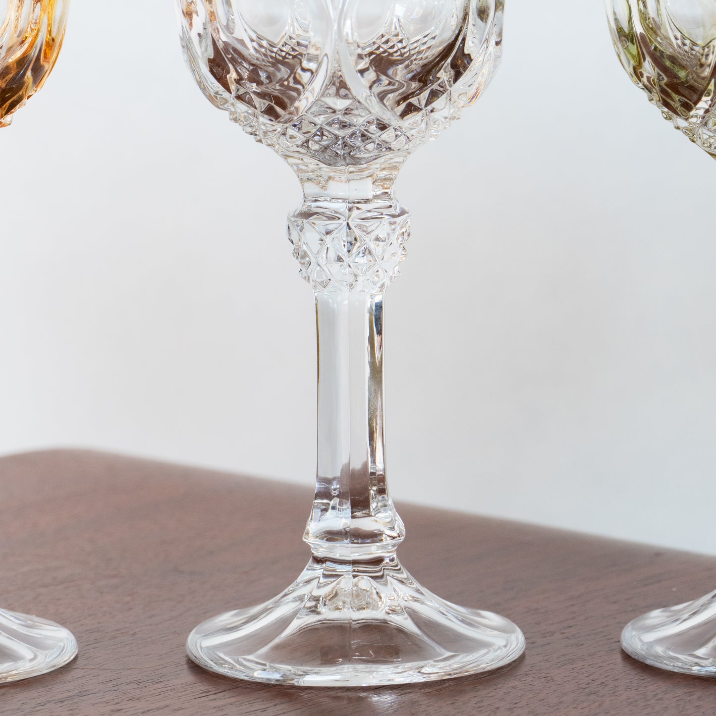 4 grands verres en cristal Napoléon Nachtmann