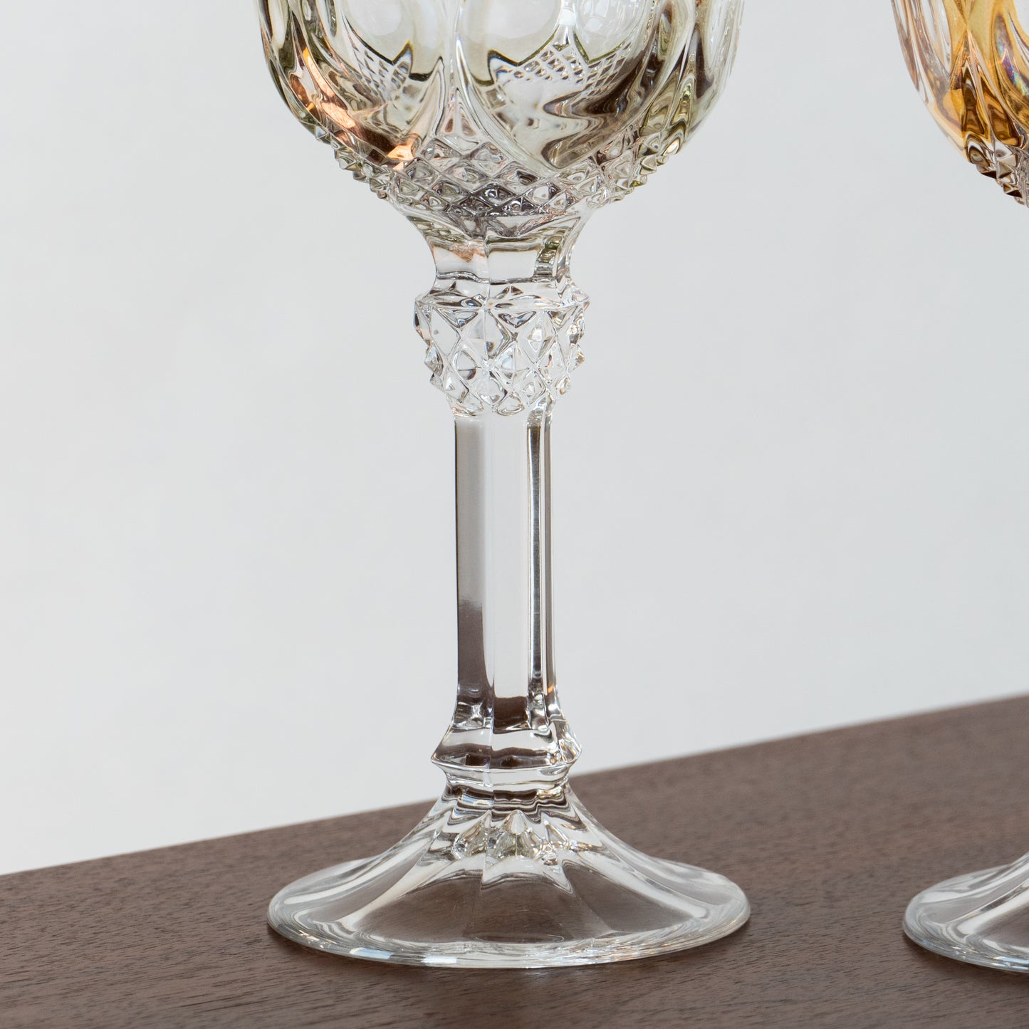 4 grands verres en cristal Napoléon Nachtmann