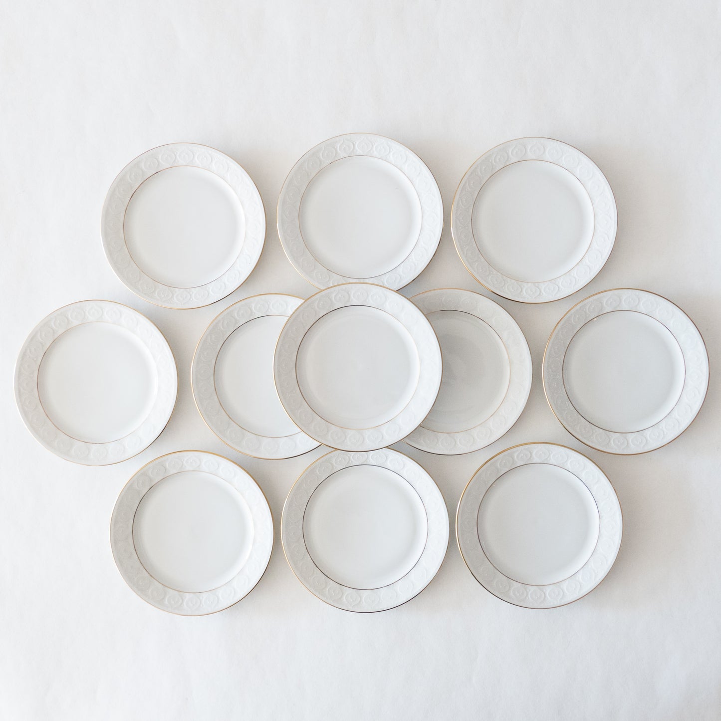 11 assiettes en porcelaine de Bavière Schirnding