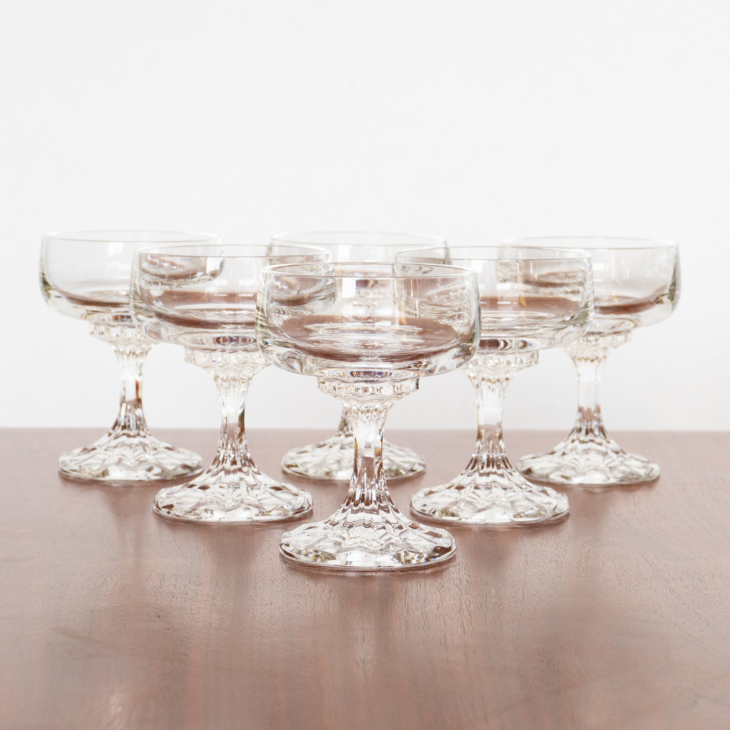 6 coupes à champagne cristal Villeroy & Boch