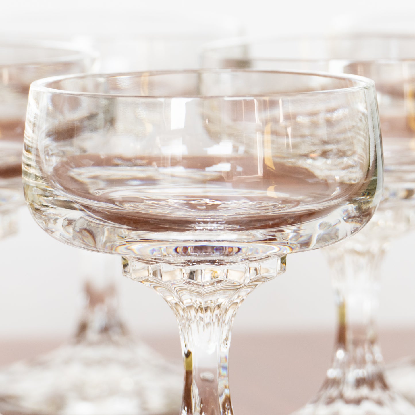 6 coupes à champagne cristal Villeroy & Boch