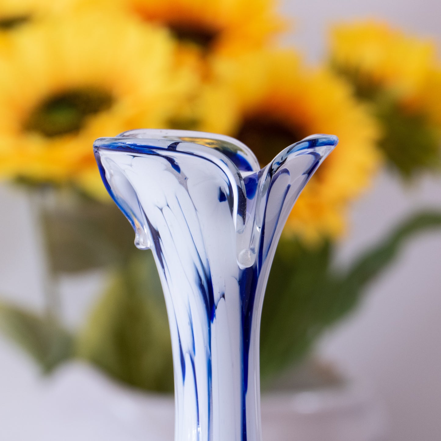 Vase en verre soufflé Murano x Kaiser