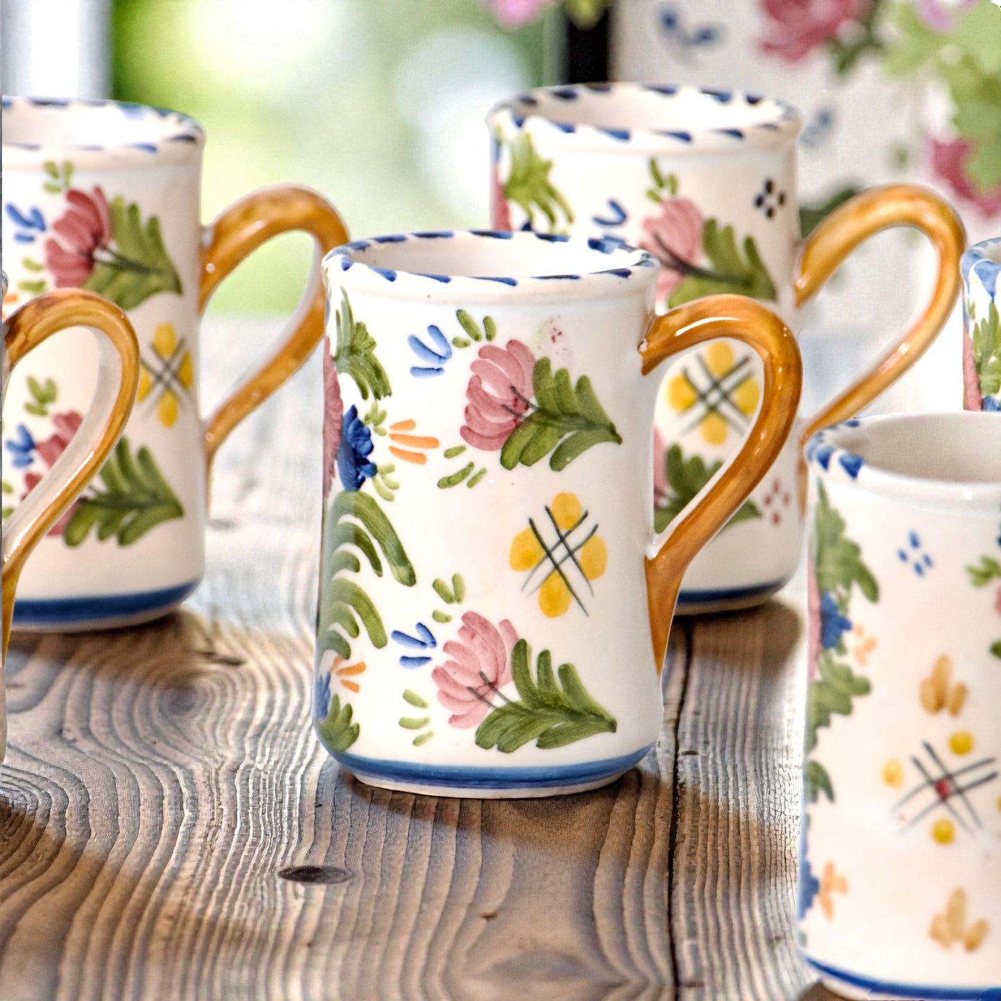 Service ancien Talavera - terre cuite émaillée