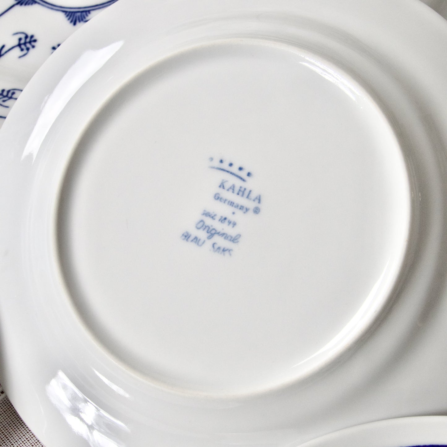 5 assiettes à dessert en porcelaine Khala Germany - Blau Saks