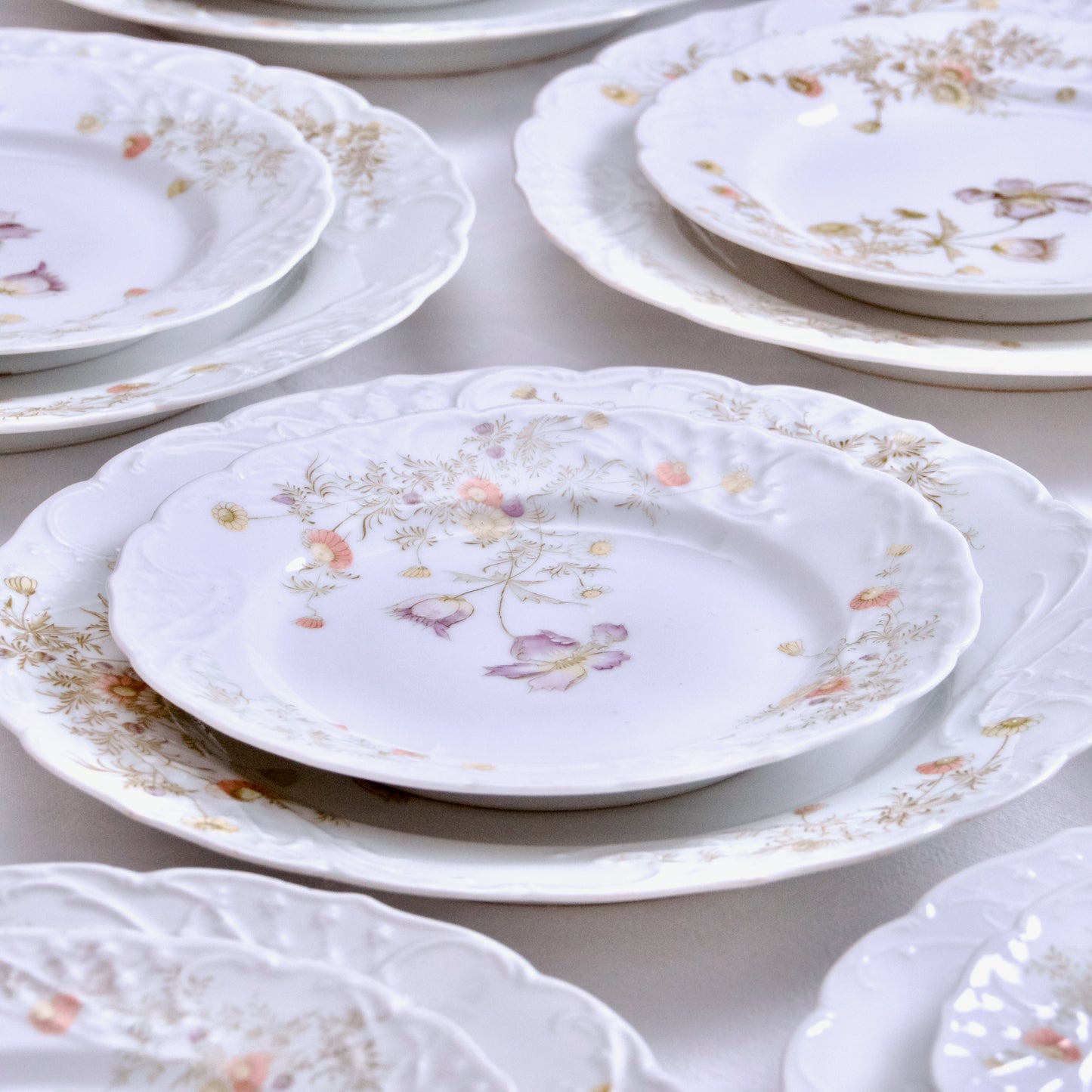 Service ancien en porcelaine Fraureuth