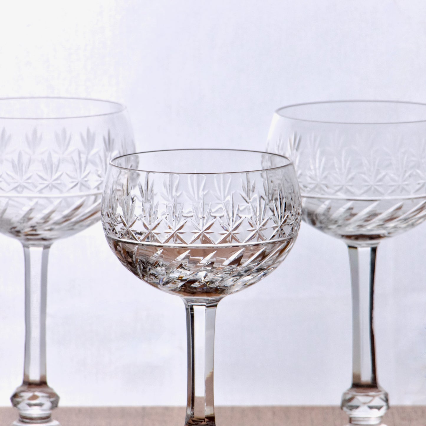 6 (ou 12) verres à vin anciens en cristal Villeroy & Boch "Treveris"