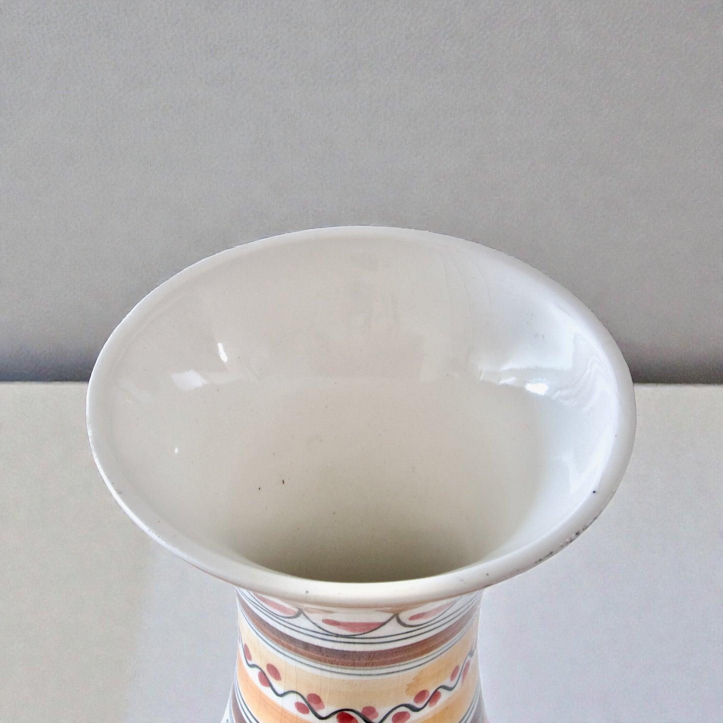 Grand vase artisanal de Coimbra (Portugal) - peint à la main