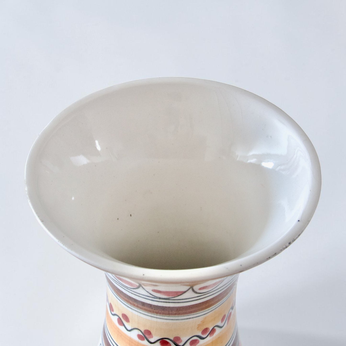 Grand vase artisanal de Coimbra (Portugal) - peint à la main
